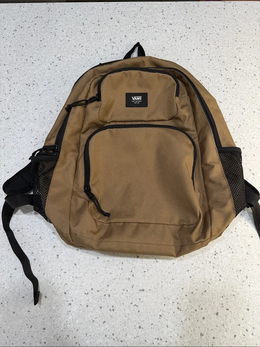 Vans Brown Everyday Backpack with Black Accents